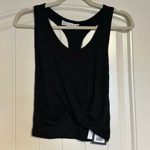 NWT Glyder cropped twist tank